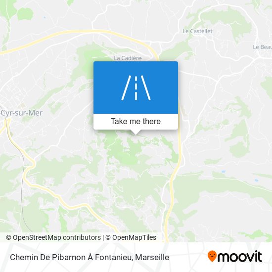 Chemin De Pibarnon À Fontanieu map