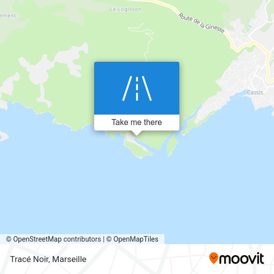 Tracé Noir map