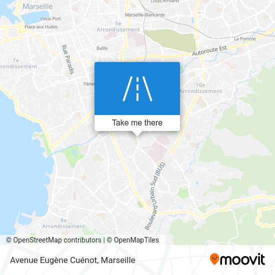 Avenue Eugène Cuénot map