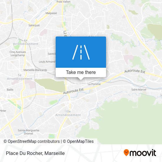 Place Du Rocher map