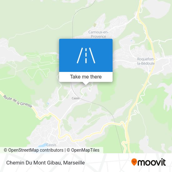 Chemin Du Mont Gibau map