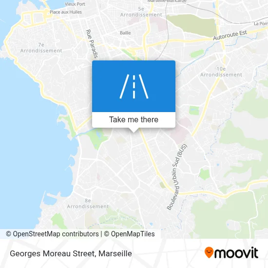 Rue Georges Moreau map