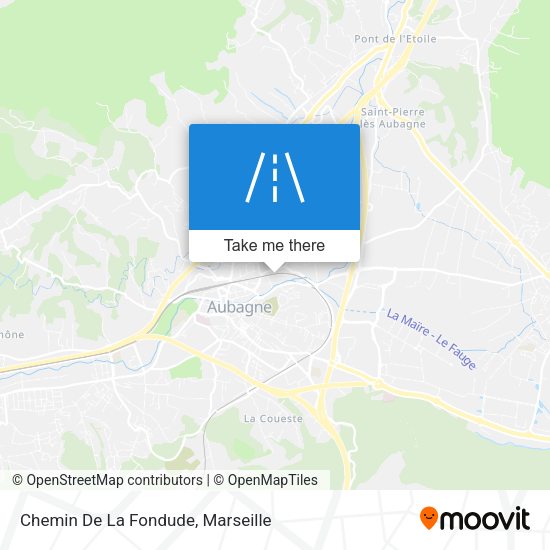 Chemin De La Fondude map