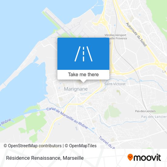 Résidence Renaissance map