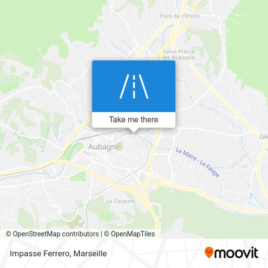 Impasse Ferrero map