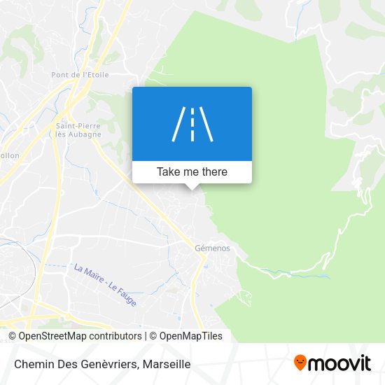 Chemin Des Genèvriers map