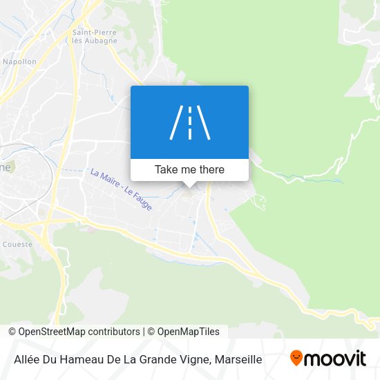Allée Du Hameau De La Grande Vigne map