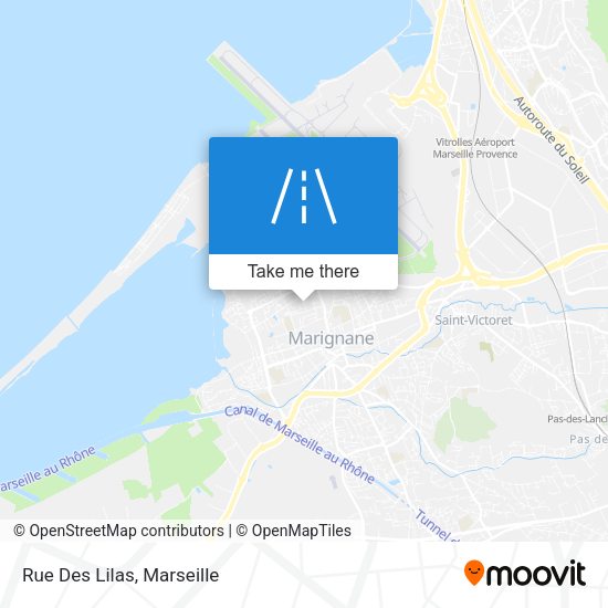 Rue Des Lilas map