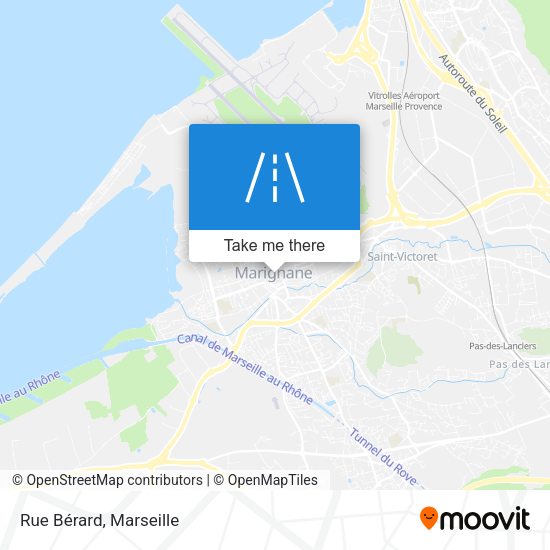 Rue Bérard map