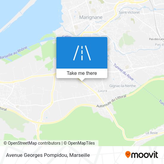 Avenue Georges Pompidou map