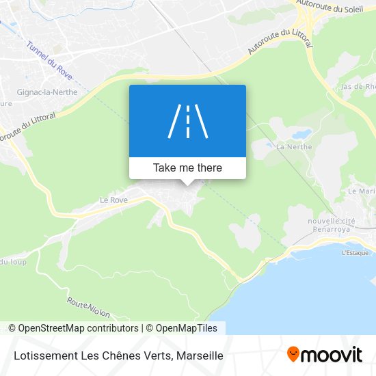 Lotissement Les Chênes Verts map