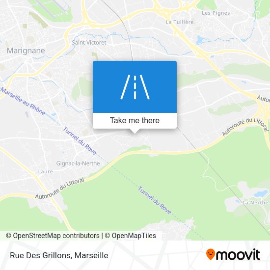 Rue Des Grillons map