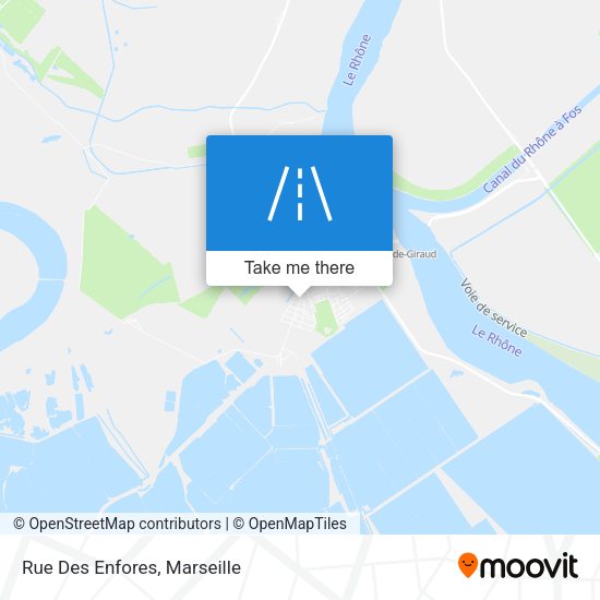 Rue Des Enfores map
