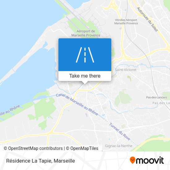Résidence La Tapie map