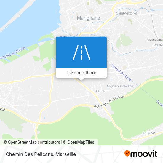 Chemin Des Pélicans map