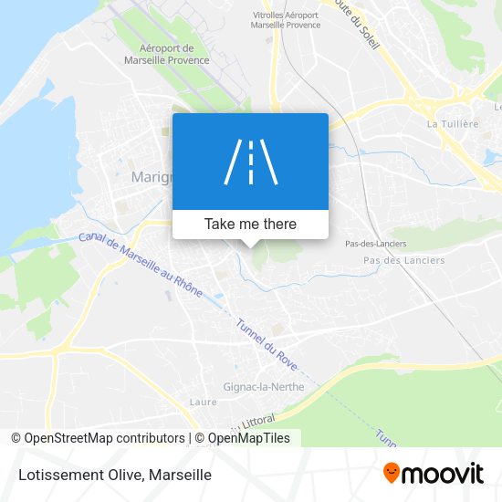 Lotissement Olive map