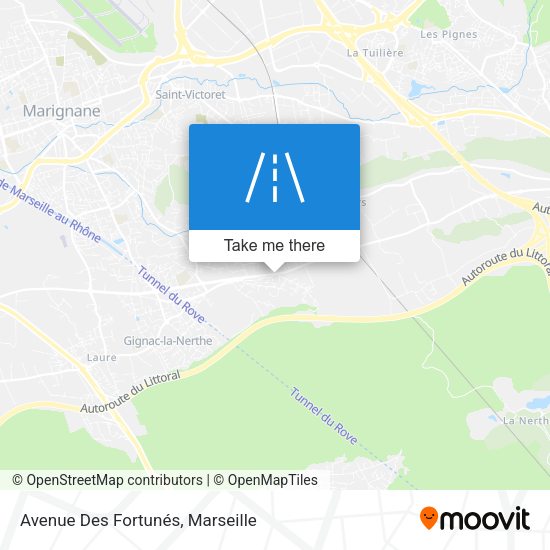 Avenue Des Fortunés map