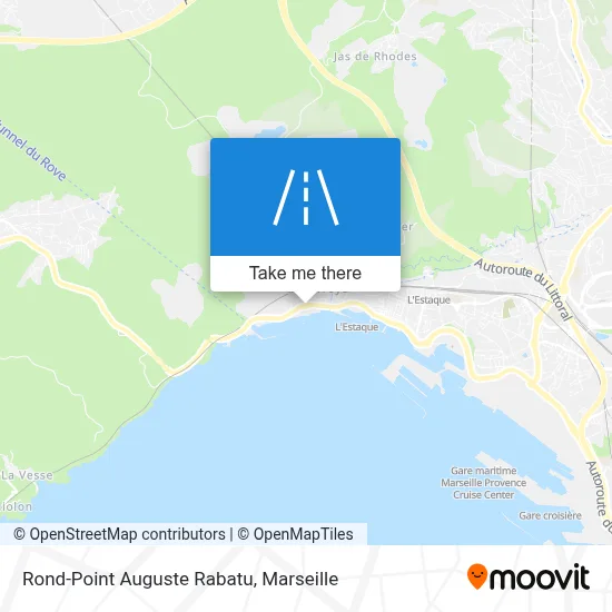 Rond-Point Auguste Rabatu map