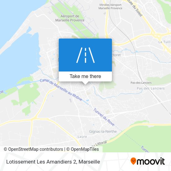 Lotissement Les Amandiers 2 map