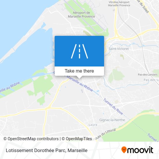 Lotissement Dorothée Parc map