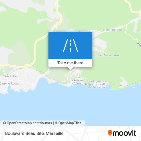 Boulevard Beau Site map