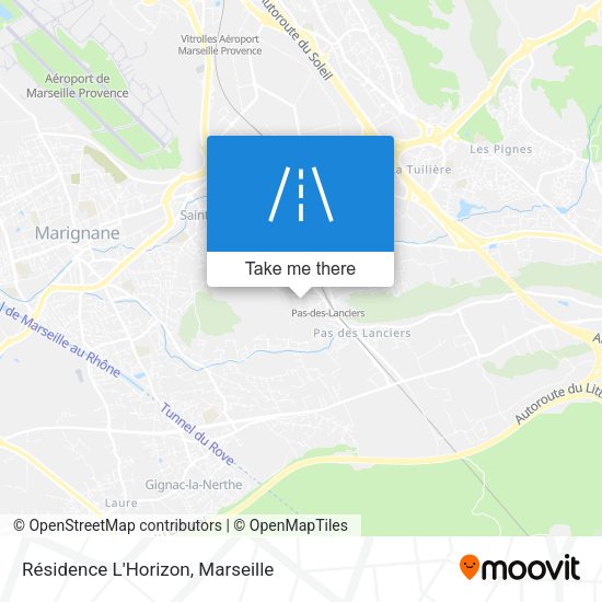 Résidence L'Horizon map