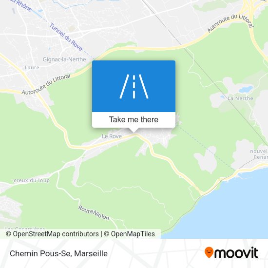 Chemin Pous-Se map