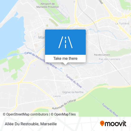 Allée Du Restouble map