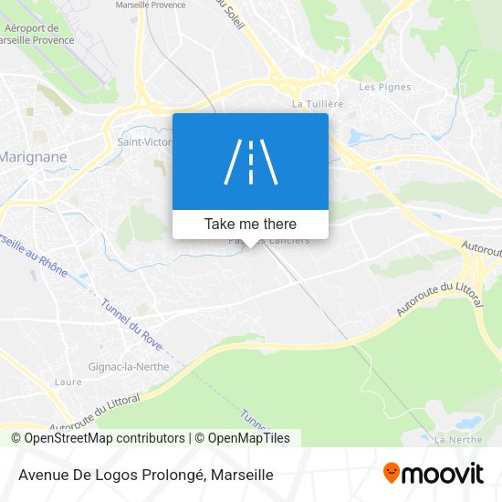 Avenue De Logos Prolongé map