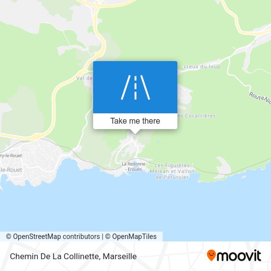 Chemin De La Collinette map