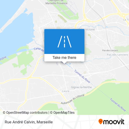 Rue André Calvin map