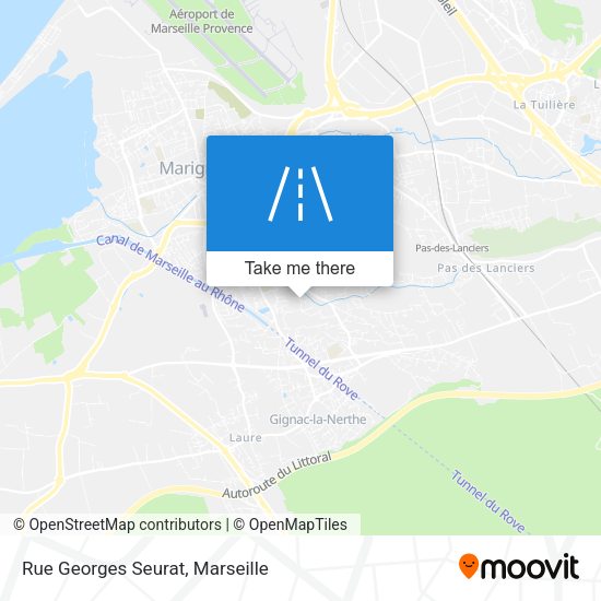 Rue Georges Seurat map