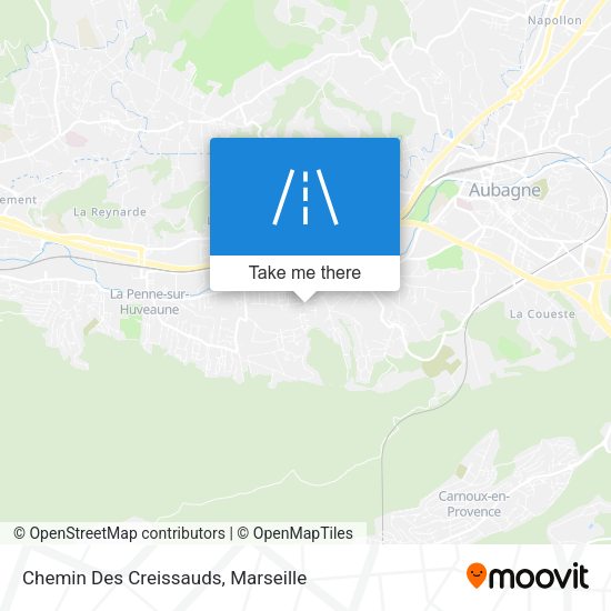 Chemin Des Creissauds map