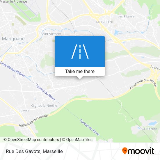 Rue Des Gavots map
