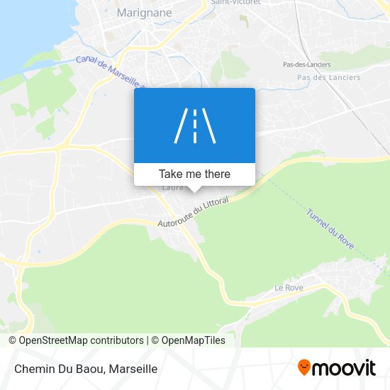Chemin Du Baou map