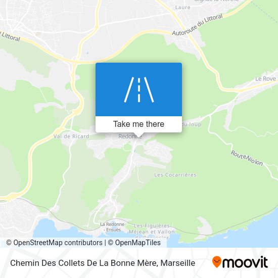 Chemin Des Collets De La Bonne Mère map