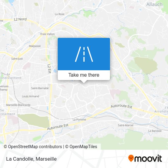 La Candolle map