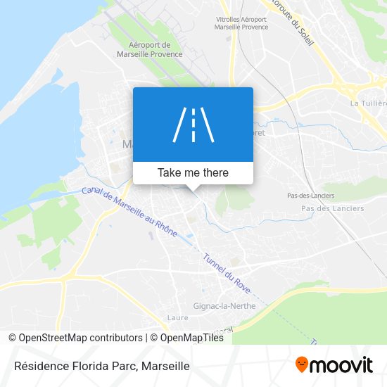Résidence Florida Parc map