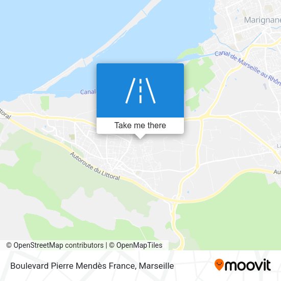 Boulevard Pierre Mendès France map