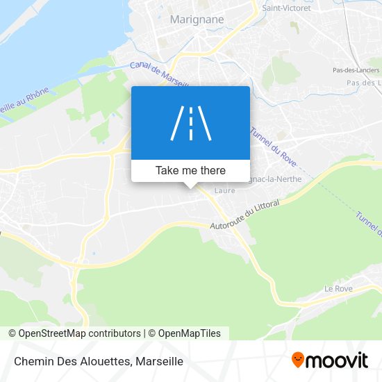Chemin Des Alouettes map