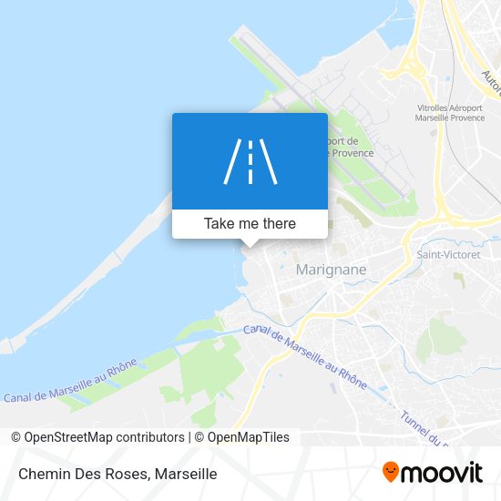 Chemin Des Roses map