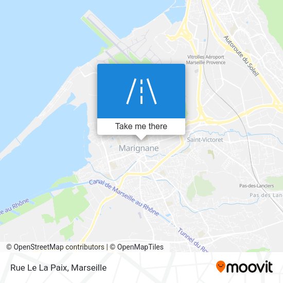 Rue Le La Paix map