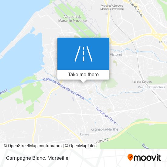 Campagne Blanc map