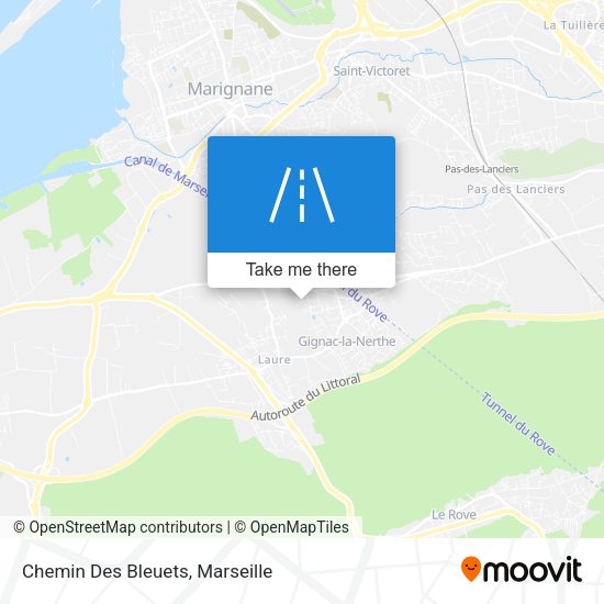 Chemin Des Bleuets map