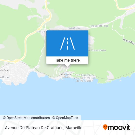 Avenue Du Plateau De Graffiane map