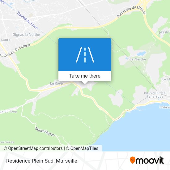 Résidence Plein Sud map