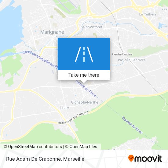 Rue Adam De Craponne map