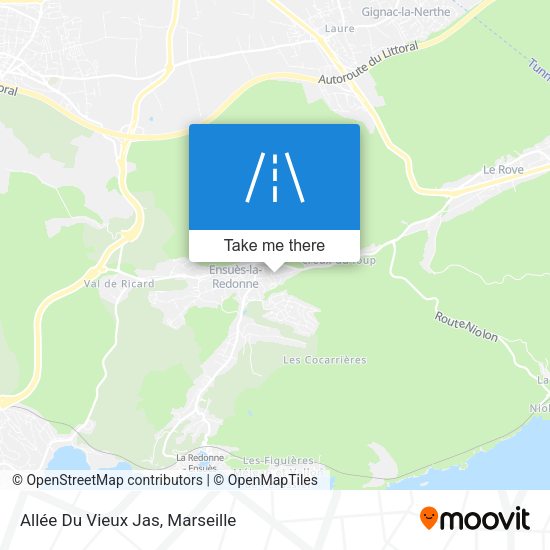 Allée Du Vieux Jas map