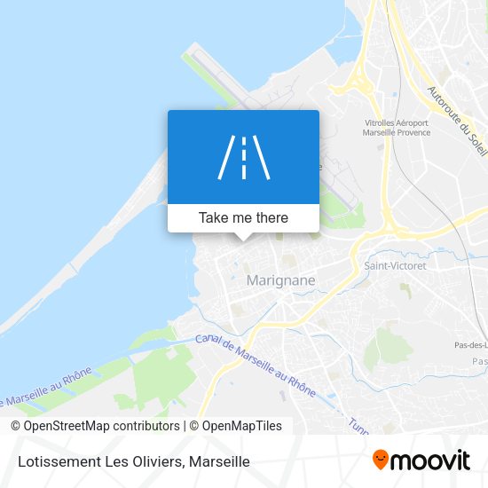 Lotissement Les Oliviers map