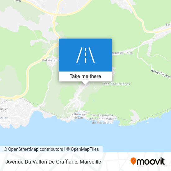 Avenue Du Vallon De Graffiane map